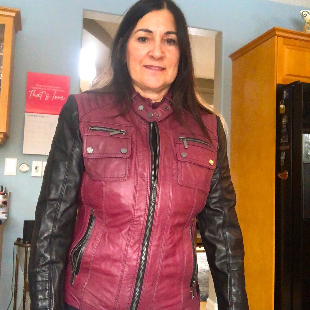 Leather jacket